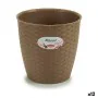 Vaso Stefanplast Marrone Plastica 19 x 17,5 x 19 cm (12 Unità) di Stefanplast, Cachepot - Rif: S3623601, Prezzo: 28,01 €, Sco...