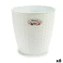 Planter Stefanplast White Plastic 24 x 22,5 x 24 cm (6 Units) by Stefanplast, Cachepots - Ref: S3623602, Price: 22,83 €, Disc...