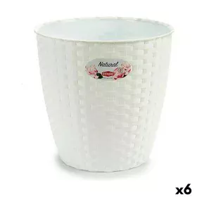 Cache-pot Stefanplast Blanc Plastique 24 x 22,5 x 24 cm (6 Unités) de Stefanplast, Cache-pots - Réf : S3623602, Prix : 22,83 ...