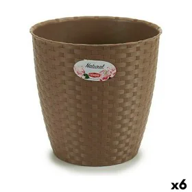 Macetero Stefanplast Marrón Plástico 24 x 22,5 x 24 cm (6 Unidades) de Stefanplast, Maceteros - Ref: S3623604, Precio: 22,83 ...