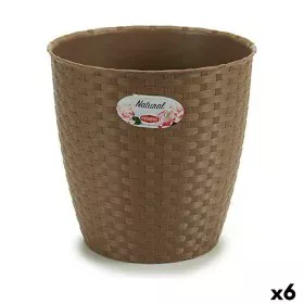 Macetero Stefanplast Marrón Plástico 24 x 22,5 x 24 cm (6 Unidades) de Stefanplast, Maceteros - Ref: S3623604, Precio: 22,46 ...