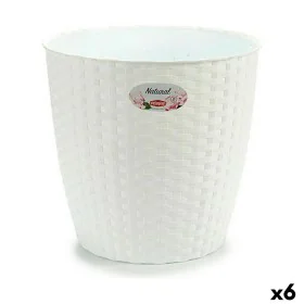 Planter Stefanplast White Plastic 29 x 27 x 29 cm (6 Units) by Stefanplast, Cachepots - Ref: S3623605, Price: 32,14 €, Discou...