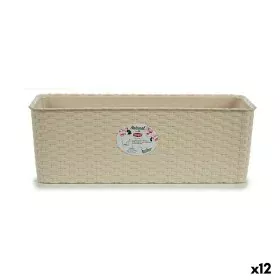 Jardinière Stefanplast Beige Plastique 17,5 x 16 x 48,5 cm (12 Unités) de Stefanplast, Jardinières - Réf : S3623608, Prix : 6...