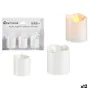 Kerzen-Set 3,7 x 3,7 x 5 cm Weiß (12 Stück) von Gift Decor, LED Kerzen - Ref: S3623623, Preis: 18,94 €, Rabatt: %