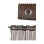 Curtain 140 x 260 cm Brown (6 Units) by Gift Decor, Curtains - Ref: S3623624, Price: 47,38 €, Discount: %