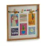 Wall photo frame Tassels Llama Multicolour Wood 40,5 x 3 x 40,5 cm (6 Units) by Gift Decor, Table and wall frames - Ref: S362...