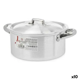 Casserole avec Couvercle Argenté Aluminium (10 Unités) de Kinvara, Faitouts - Réf : S3623650, Prix : 67,78 €, Remise : %