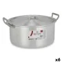 Casserole avec Couvercle Argenté Aluminium 6,5 L 35 x 16 x 28 cm (6 Unités) de Kinvara, Faitouts - Réf : S3623654, Prix : 65,...