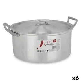 Casserole avec Couvercle Argenté Aluminium 6,5 L 35 x 16 x 28 cm (6 Unités) de Kinvara, Faitouts - Réf : S3623654, Prix : 72,...