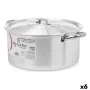 Cacerola Con Tapa Plateado Aluminio 8 L (6 Unidades) de Kinvara, Cacerolas - Ref: S3623655, Precio: 85,17 €, Descuento: %