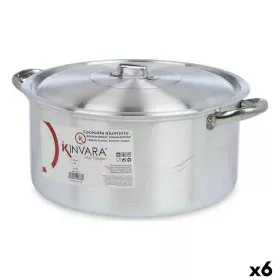 Cacerola Con Tapa Plateado Aluminio 10 L (6 Unidades) de Kinvara, Cacerolas - Ref: S3623656, Precio: 93,01 €, Descuento: %