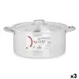 Casserole avec Couvercle Argenté Aluminium 12,5 L (3 Unités) de Kinvara, Faitouts - Réf : S3623657, Prix : 67,75 €, Remise : %