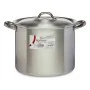 Casserole with Lid Ø 24 cm Silver Aluminium (6 Units) by Kinvara, Stockpots - Ref: S3623667, Price: 77,66 €, Discount: %