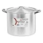 Casserole with Lid Silver Aluminium 38 x 25 x 31 cm (4 Units) by Kinvara, Stockpots - Ref: S3623669, Price: 76,81 €, Discount: %