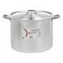 Casserole with Lid Ø 36 cm Silver Aluminium (2 Units) by Kinvara, Stockpots - Ref: S3623673, Price: 87,64 €, Discount: %