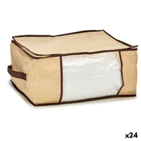 Aufbewahrungstasche Creme Polyester Polypropylen 27 L 45 x 30 x 20 cm (24 Stück) von Kipit, Vakuum-Platzsparer - Ref: S362369...