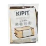 Bolsa de Armazenamento Creme Poliéster Polipropileno 27 L 45 x 30 x 20 cm (24 Unidades) de Kipit, Sacos de poupança de espaço...