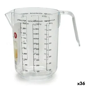 Measuring Jug Plastic 1 L (36 Units) by Kinvara, Measuring Cups & Jugs - Ref: S3623721, Price: 45,31 €, Discount: %