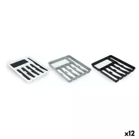 Organizador para Cubiertos Polipropileno 32,5 x 4,5 x 40,5 cm (12 Unidades) de Kinvara, Estantes y soportes - Ref: S3623726, ...