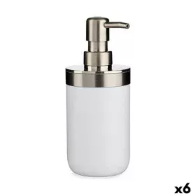 Dispenser di Sapone Argentato Bianco Plastica 350 ml (6 Unità) di Berilo, Supporti e distributori - Rif: S3623737, Prezzo: 22...