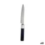 Cuchillo de Cocina 3 x 23,5 x 2 cm Plateado Negro Acero Inoxidable Plástico (12 Unidades) de Kinvara, Cuchillos de cocinero -...