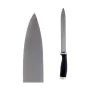 Coltello da Cucina 3,5 x 33 x 2 cm Argentato Nero Acciaio inossidabile Plastica (12 Unità) di Kinvara, Coltelli da Chef - Rif...