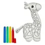 Colouring Plush Giraffe White Black 9 x 23 x 15 cm (8 Units) by Pincello, Painting - Ref: S3623761, Price: 50,43 €, Discount: %