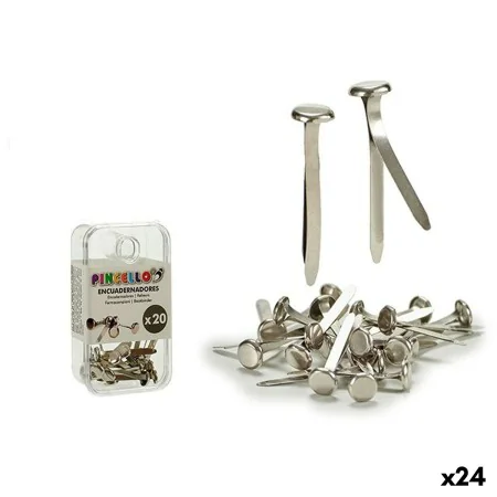 Clips Buchbinden Metall Silberfarben (24 Stück) von Pincello, Musterbeutelklammern - Ref: S3623771, Preis: 16,03 €, Rabatt: %