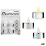 Set de Velas 4 x 4 x 3,7 cm Plateado (12 Unidades) de Gift Decor, Velas eléctricas y LED - Ref: S3623791, Precio: 19,05 €, De...