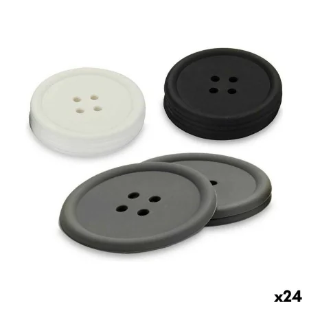 Dessous de verres Bouton Lot Silicone (24 Unités) de Kinvara, Dessous de verre - Réf : S3623805, Prix : 45,21 €, Remise : %