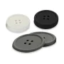 Coasters Button Set Silicone (24 Units) by Kinvara, Coasters - Ref: S3623805, Price: 45,21 €, Discount: %