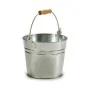 Plantador Cubo Prateado Madeira Zinco 22,5 x 27 x 22 cm (24 Unidades) de Ibergarden, Vasos - Ref: S3623814, Preço: 63,85 €, D...