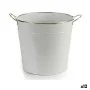 Plantador Cubo Branco Prateado Metal 29 x 27 x 37 cm (12 Unidades) de Ibergarden, Vasos - Ref: S3623815, Preço: 94,73 €, Desc...