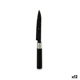 Kitchen Knife Marble 2,5 x 24 x 2,5 cm Black Stainless steel Plastic (12 Units) by Kinvara, Chef's Knives - Ref: S3623831, Pr...