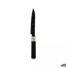 Coltello da Cucina Marmo 2,5 x 24 x 2,5 cm Nero Acciaio inossidabile Plastica (12 Unità) di Kinvara, Coltelli da Chef - Rif: ...