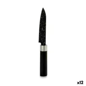 Cuchillo Pelador Mármol 2,5 x 20,5 x 1,7 cm Negro Acero Inoxidable Plástico (12 Unidades) de Kinvara, Cuchillos para pelar - ...