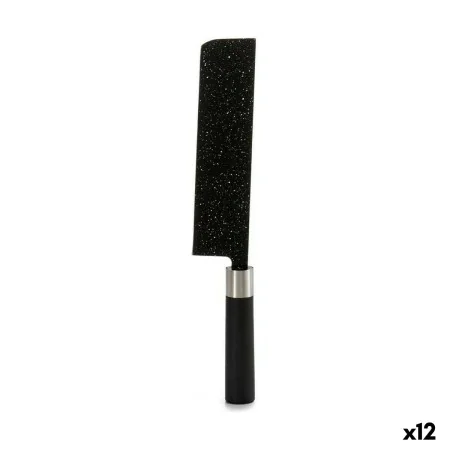 Accetta da Cucina Marmo Nero Acciaio inossidabile Plastica 5,3 x 33 x 2,3 cm (12 Unità) di Kinvara, Mannaie - Rif: S3623834, ...