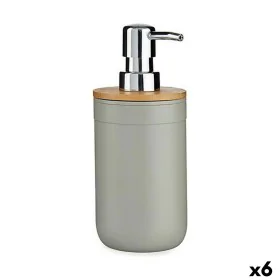 Distributeur de Savon Gris Bambou polypropylène 350 ml (6 Unités) de Berilo, Supports et distributeurs - Réf : S3623856, Prix...