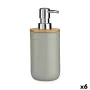 Dispensador de Jabón Gris Bambú Polipropileno 350 ml (6 Unidades) de Berilo, Soportes y dispensadores - Ref: S3623856, Precio...