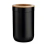 Toothbrush Holder Brown Black Bamboo polypropylene 7,7 x 11,5 x 7,7 cm (6 Units) by Berilo, Stands and dispensers - Ref: S362...