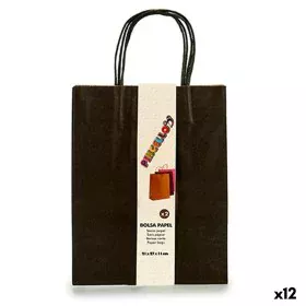 Set di Buste Carta Nero 11 x 36 x 21 cm (12 Unità) di Pincello, Scatole regalo e sacchetti - Rif: S3623872, Prezzo: 7,78 €, S...