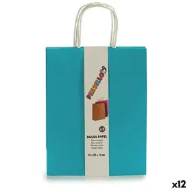 Ensemble de Sacs Papier Bleu 11 x 36 x 21 cm (12 Unités) de Pincello, Boîtes et sacs cadeaux - Réf : S3623875, Prix : 7,78 €,...