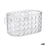 Colgador para la Ducha 15,8 x 8,5 x 8 cm Transparente PVC Poliestireno (12 Unidades) de Berilo, Accesorios para ducha - Ref: ...