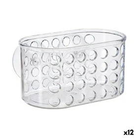 Suporte para o Chuveiro 15,8 x 8,5 x 8 cm Transparente PVC poliestireno (12 Unidades) de Berilo, Acessórios para duche - Ref:...