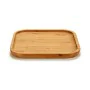 Snack tray Squared Brown Bamboo 20 x 1,5 x 20 cm (12 Units) by Kinvara, Plates and dishes - Ref: S3623918, Price: 40,47 €, Di...