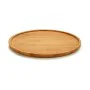 Snack tray Circular Brown Bamboo 30 x 1,5 x 30 cm (12 Units) by Kinvara, Plates and dishes - Ref: S3623922, Price: 60,66 €, D...