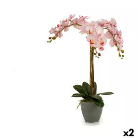 Pianta Decorativa Orchidea Plastica 29 x 78 x 35 cm (2 Unità) di Ibergarden, Piante artificiali - Rif: S3623947, Prezzo: 49,8...