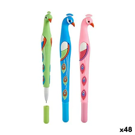 Pen Peacock (48 Units) by Pincello, Stick Ballpoint Pens - Ref: S3624003, Price: 54,83 €, Discount: %