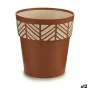 Self-watering flowerpot Stefanplast Orfeo Terracotta Plastic 19 x 19 x 19 cm (12 Units) by Stefanplast, Flower Pots - Ref: S3...