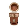 Maceta Autorriego Stefanplast Orfeo Terracota Plástico 25 x 25 x 25 cm (6 Unidades) de Stefanplast, Macetas para flores - Ref...